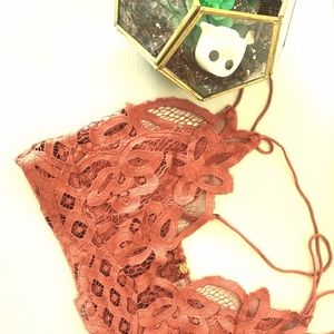 Free People/Stitch Fix-lace rust colored bralette